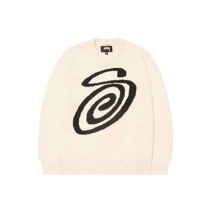 Pull en maille curly beige (S/M/L) - JIRISU 