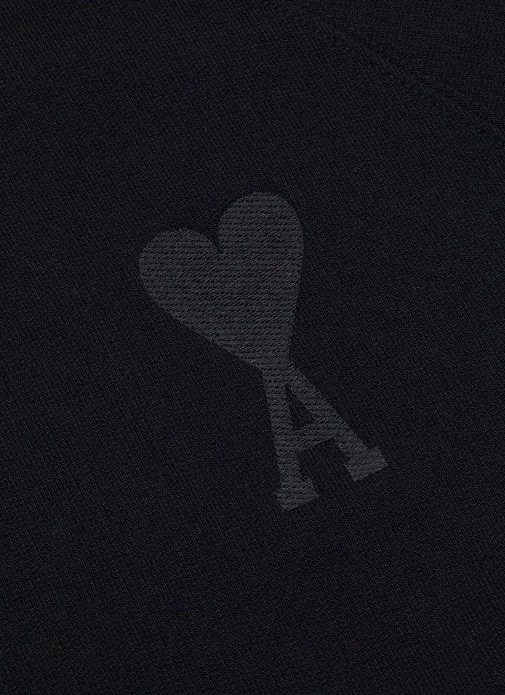 Pull épais logo de coeur brodé noir (S/M) - JIRISU 