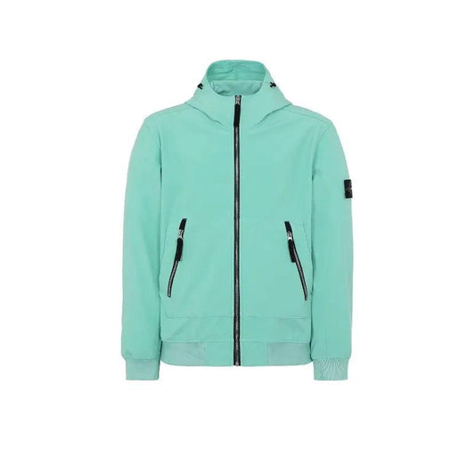 Blouson zippé vert light40727 (S/M) - JIRISU 