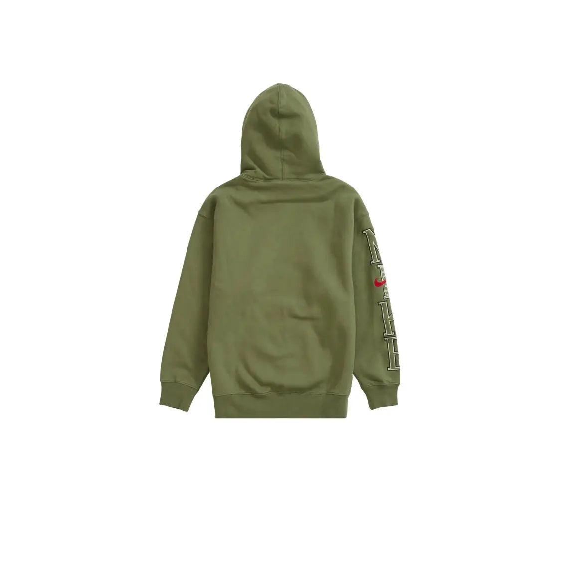 Sweat à Capuche Hooded Shirt coloris vert Olive - JIRISU 