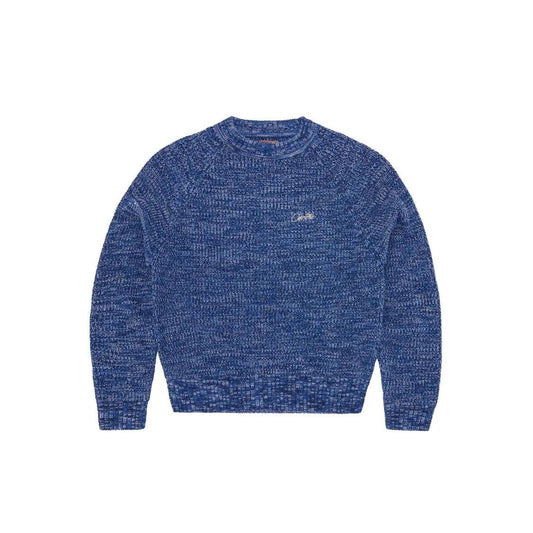 Pull VVS Yarn Sweater coloris bleu - JIRISU 