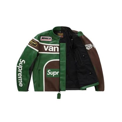 Veste en cuir Racing Leathers Split Jacket - JIRISU 