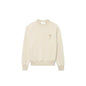 Pull beige brodé Tonal Boxy Fit Crewneck (S/M/L) - JIRISU 