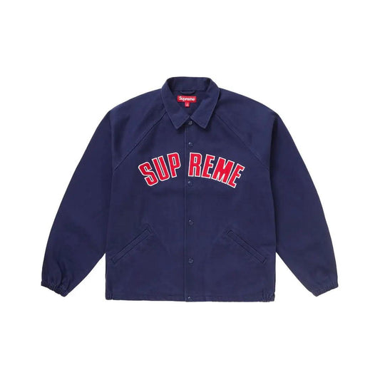 Veste Arc Denim Coaches Jacket coloris bleu navy - JIRISU 