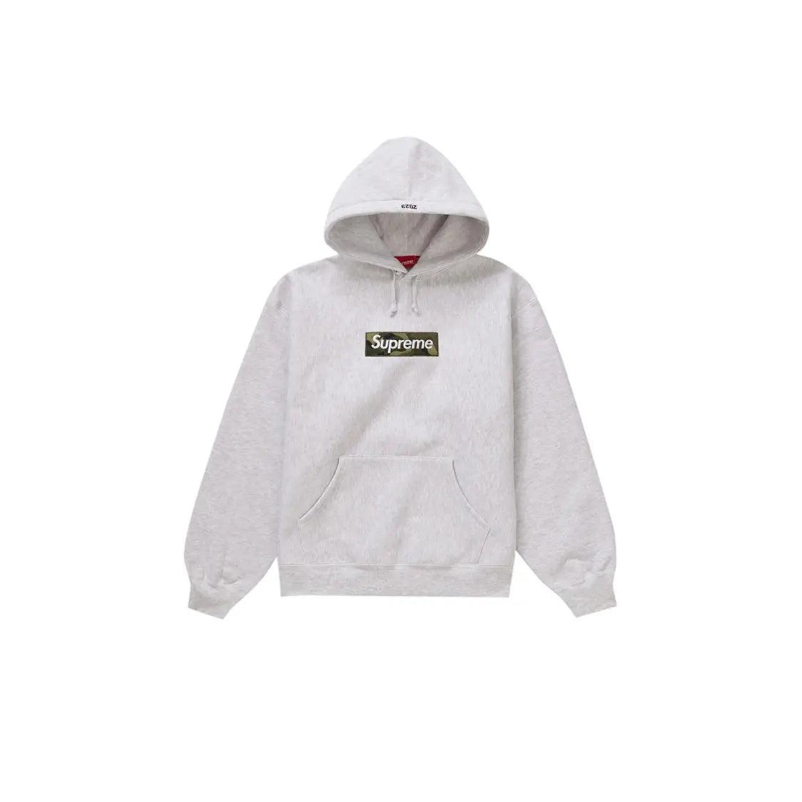 Sweat à Capuche Box Logo automne-hiver 2023 gris - JIRISU 