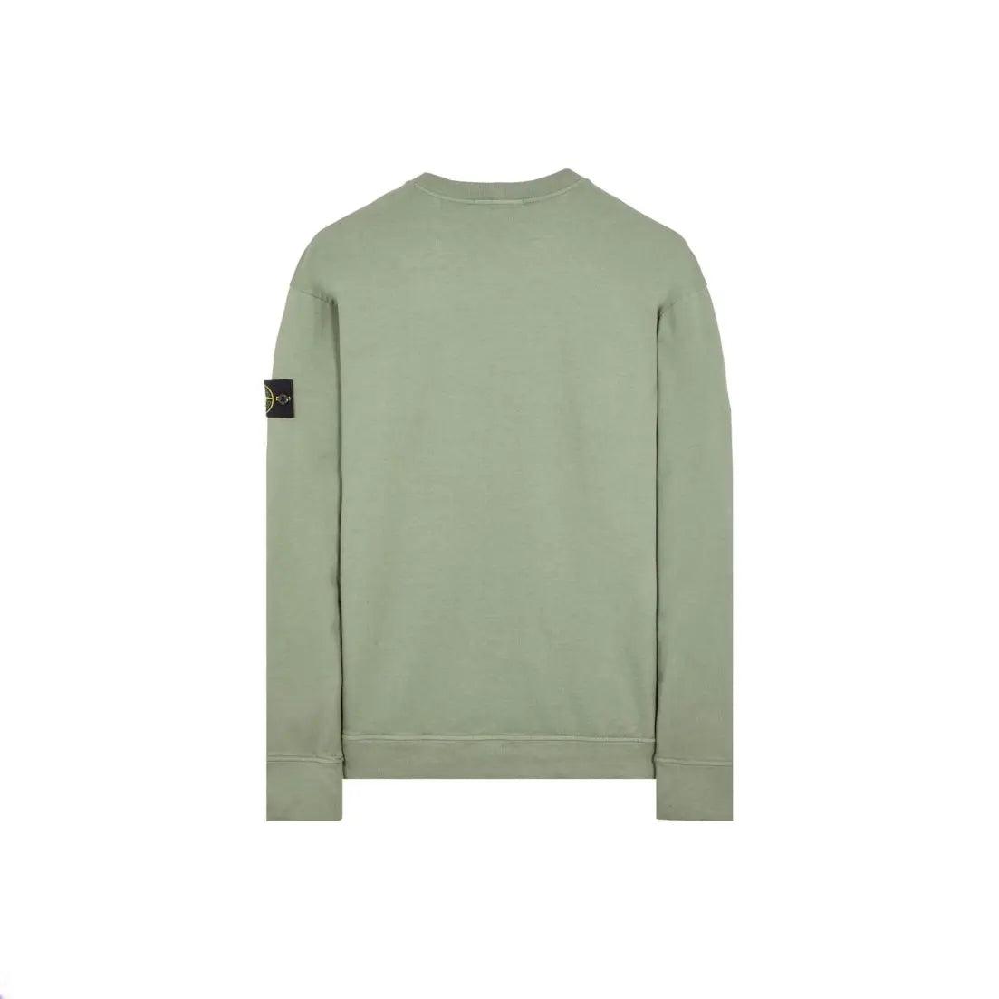 Sweat-shirt à col rond 63750 coloris vert sauge - JIRISU 