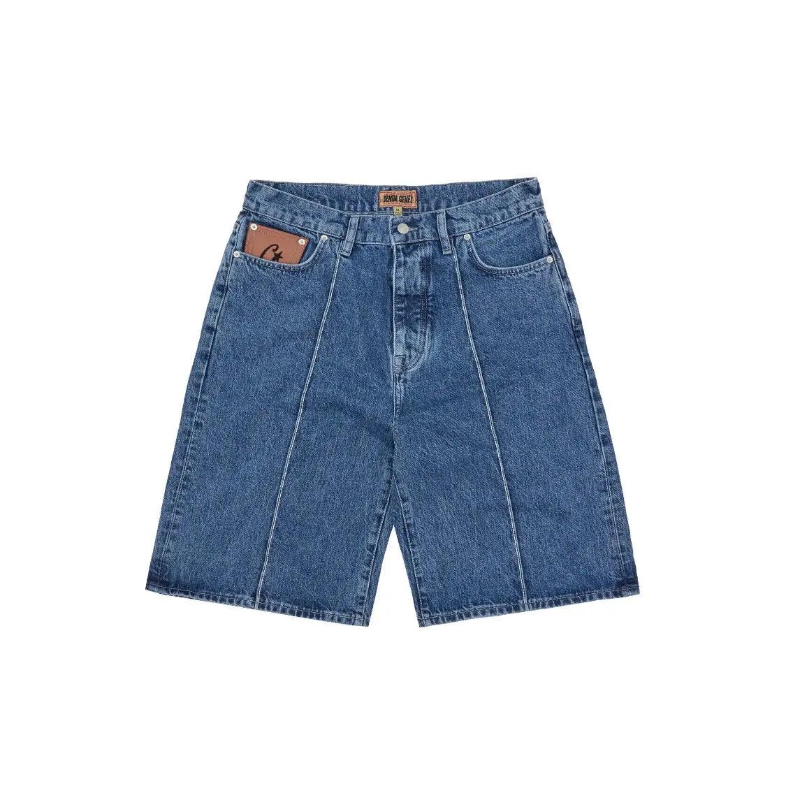 Short en Jean C-Star Denim coloris bleu délavé - JIRISU 