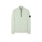 Sweat-shirt demi-zippé en coton 61951 coloris pastel (S/M) - JIRISU 