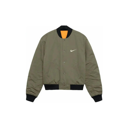 Veste Réversible Varsity Jacket Olive et Jaune (M) - JIRISU 