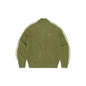 Veste légère Knit Zip Up Fleece coloris vert Olive - JIRISU 