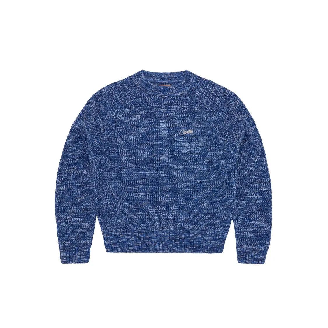 Pull VVS Yarn Sweater coloris bleu - JIRISU 