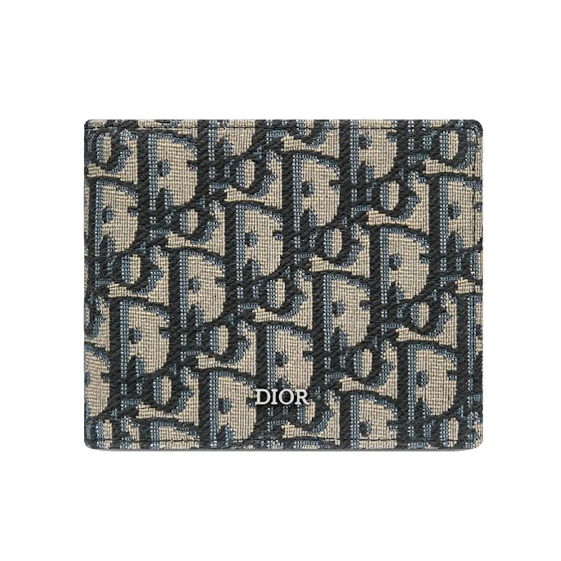 Porte cartes Oblique Jacquard coloris beige/ noir - JIRISU 