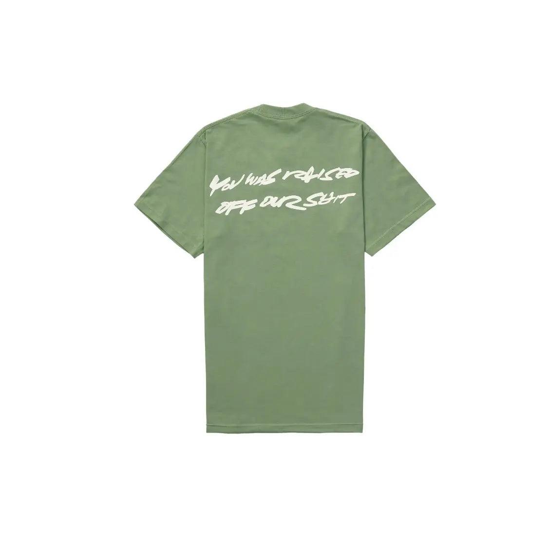 T-shirt Futura Box Logo Tee coloris vert Moss - JIRISU 