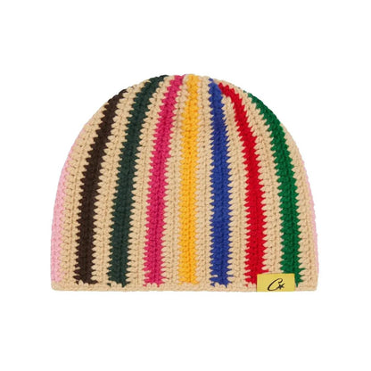 Bonnet Big Crochet beanie coloris multicolore - JIRISU 