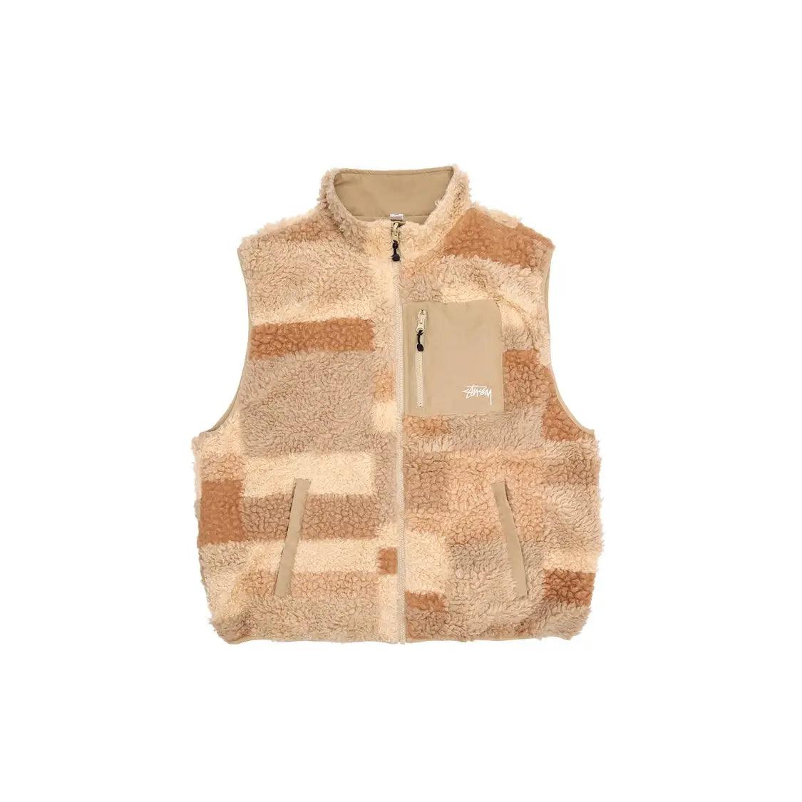 Veste Réversible Colorblock beige (M) - JIRISU 