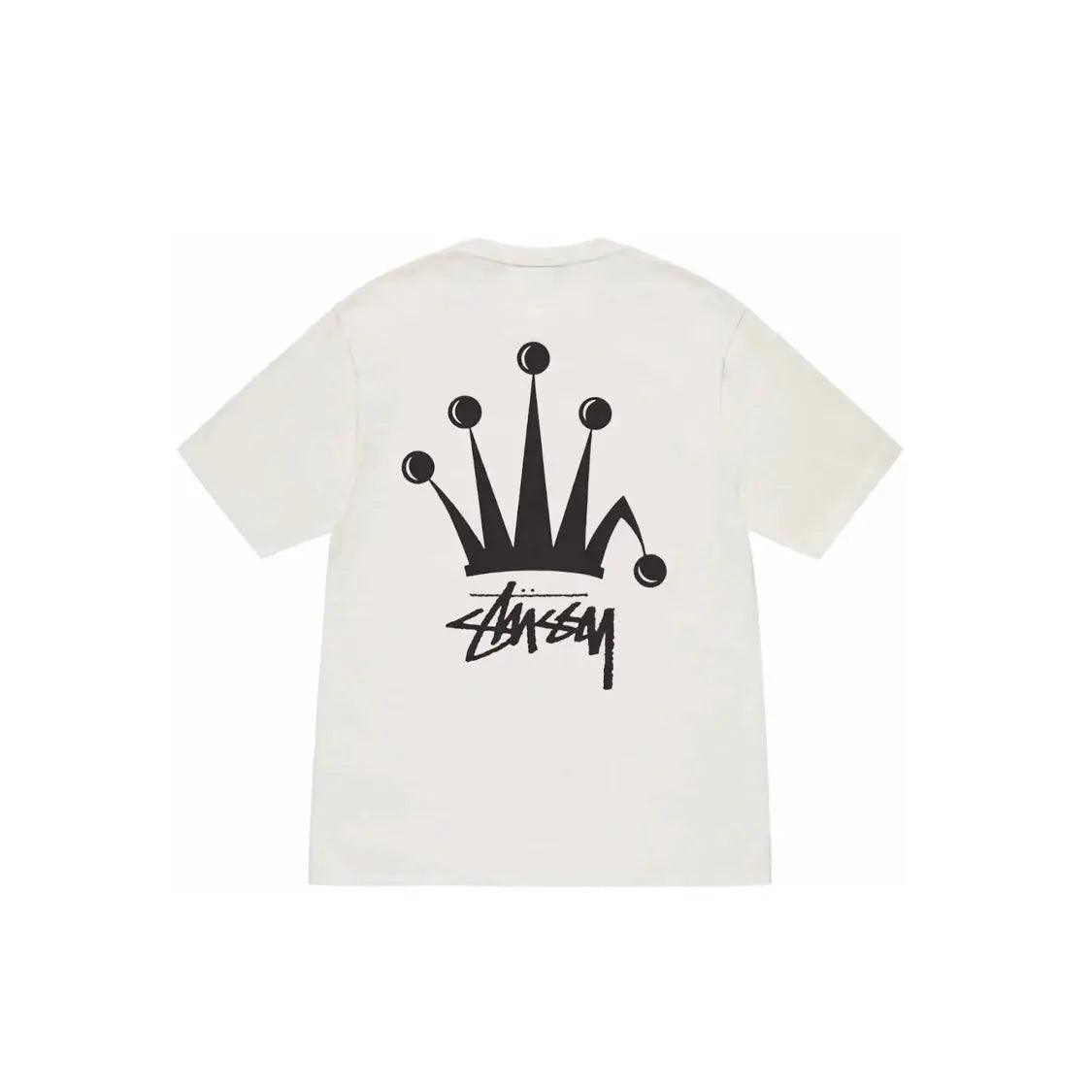 T-shirt Regal Crown Pigment Dyed coloris blanc naturel - JIRISU 