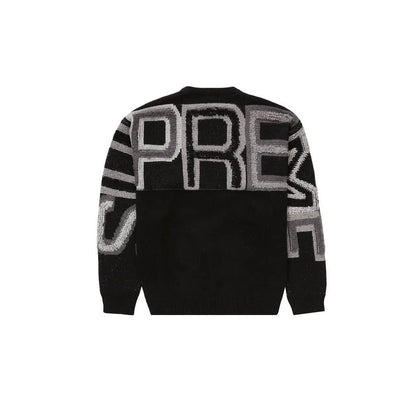 Pull Chenille S Logo coloris noir - JIRISU 