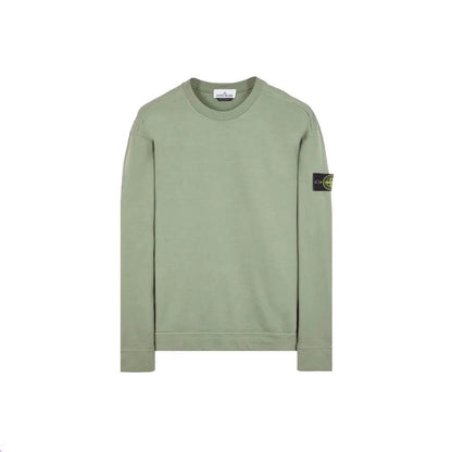 Sweat-shirt à col rond 63750 coloris vert sauge - JIRISU 