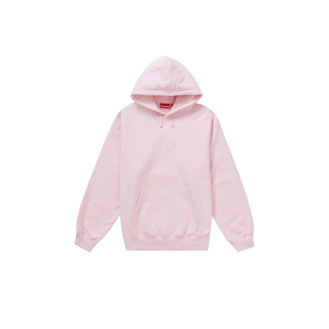 Sweat à capuche oversize satin FW23 rose clair (S) - JIRISU 