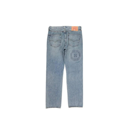 Jean Embossed 501 coloris rugged blue - JIRISU 