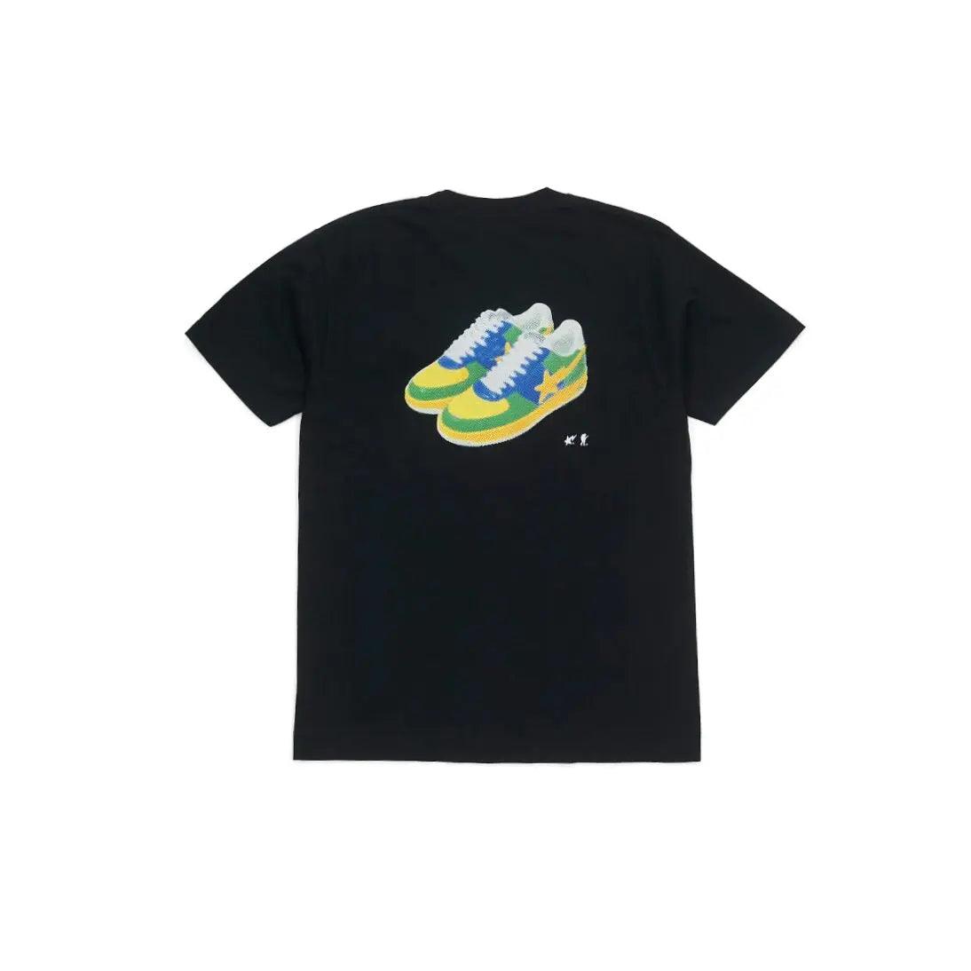 T-shirt Brazil Sta Shoe Tee coloris noir - JIRISU 