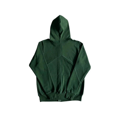 Sweat Zip Up Vert Forêt (XS/S/M) - JIRISU 